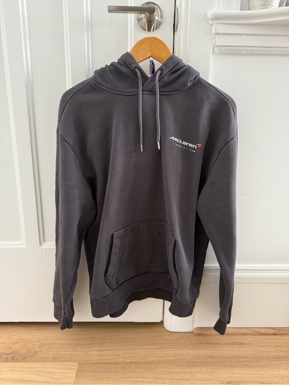 McLaren Racing x Hollister Gray Graphic Hoodie